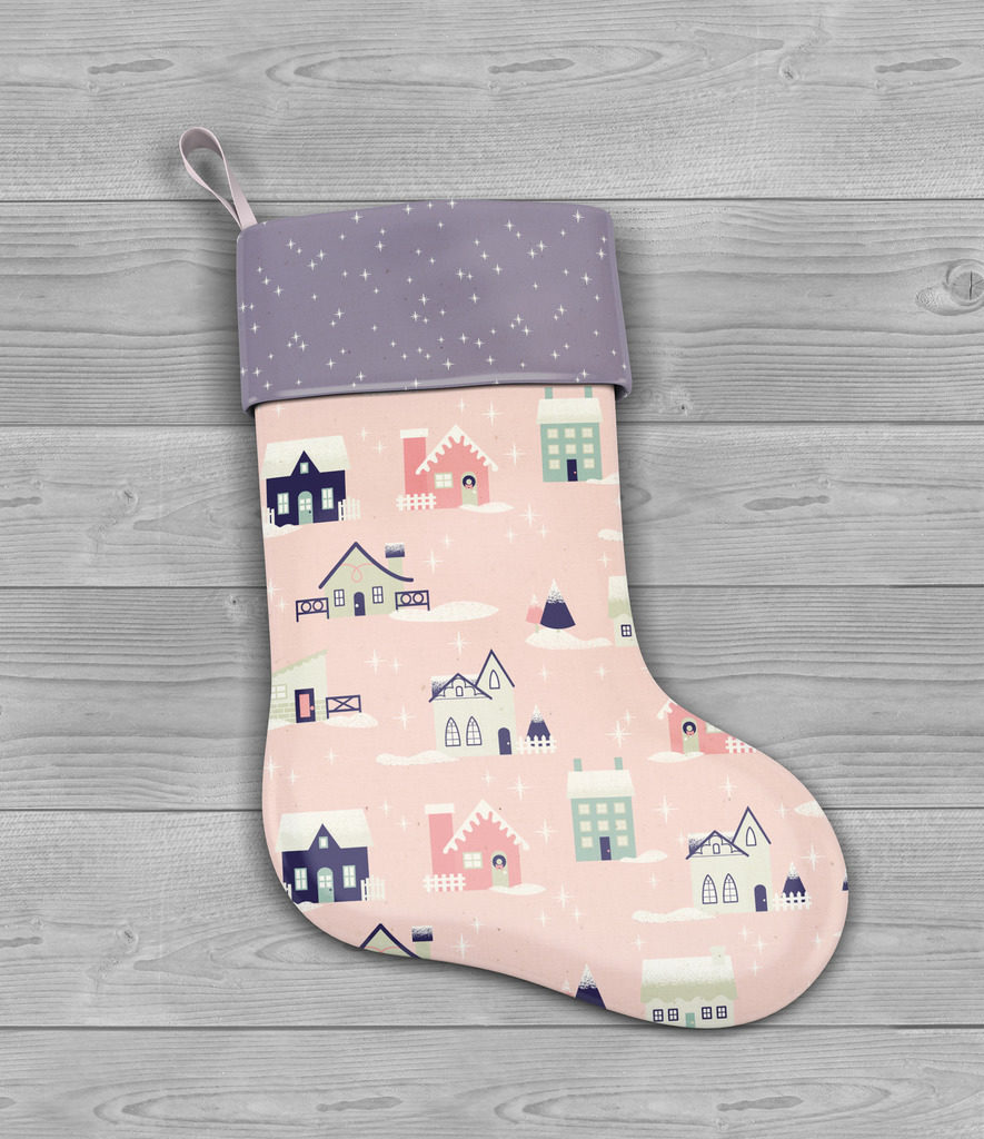 Melissa Ormonde Guzman Surface Pattern Design Let it Snow Retro Christmas