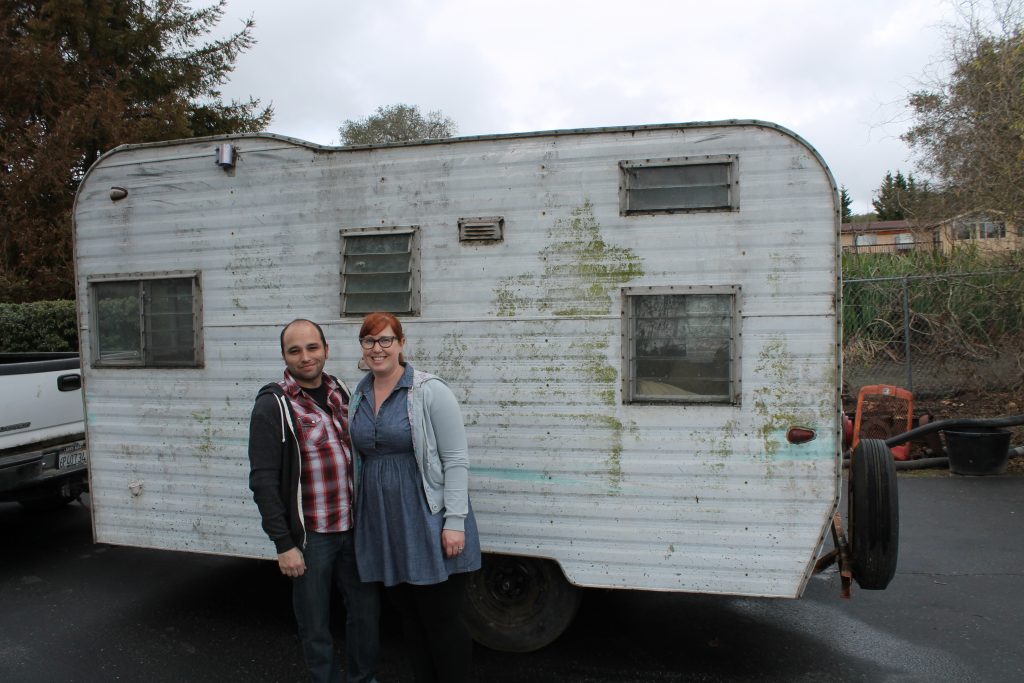 vintage 1965 Santa Fe Trailer